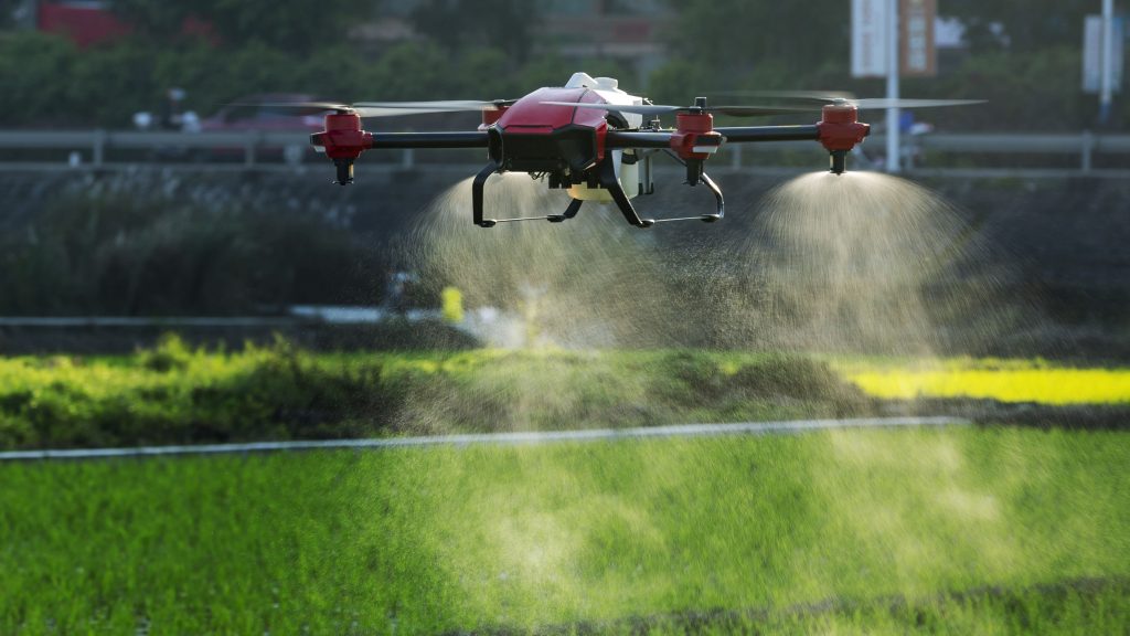 Penggunaan drone yang marak digunakan pertanian di China (Gambar : Pexel)